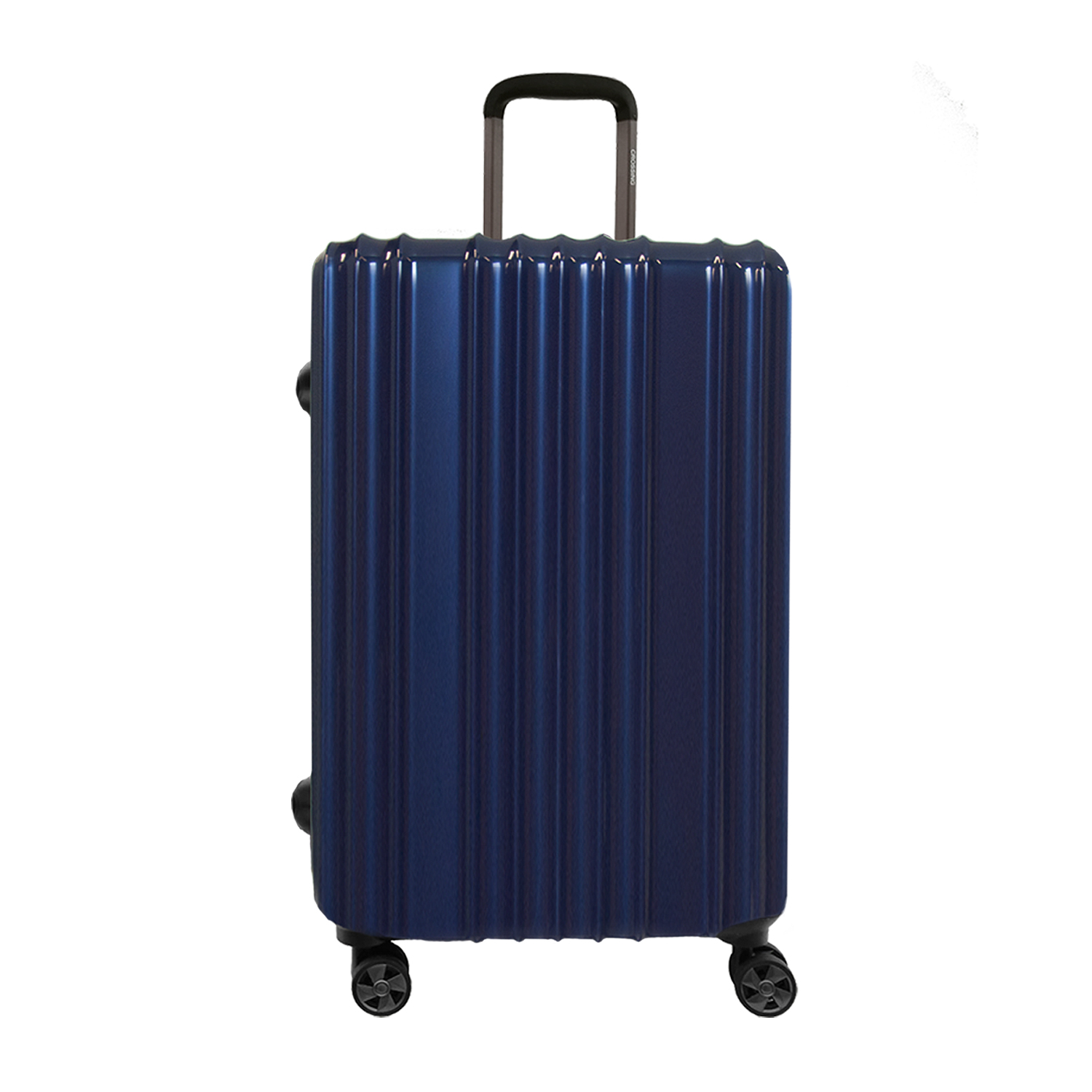 Crossing 24 Inch Hardcase Luggage Spinner (Blue) - Seager Inc