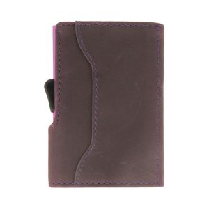 C-Secure Italian Leather Wallet (Testa Di Moro D32444/Grey) - Seager Inc