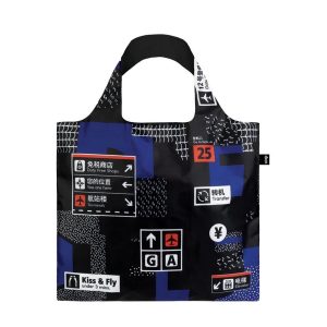 Buy LOQI Artist Foldable Bag - Tess Smith-Roberts - Dog Walking Recycled Bag  in Singapore & Malaysia - The Wallet Shop