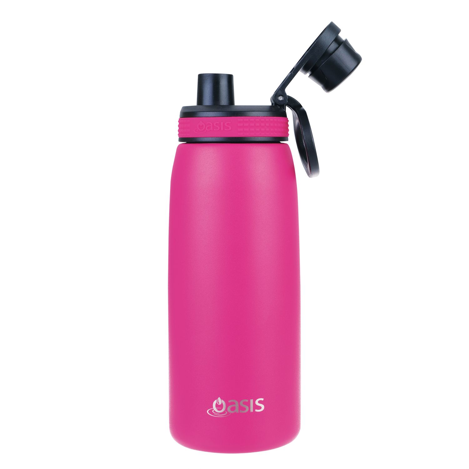 Hurley Oasis Hot Pink Insulated Stainless Steel Water Bottle