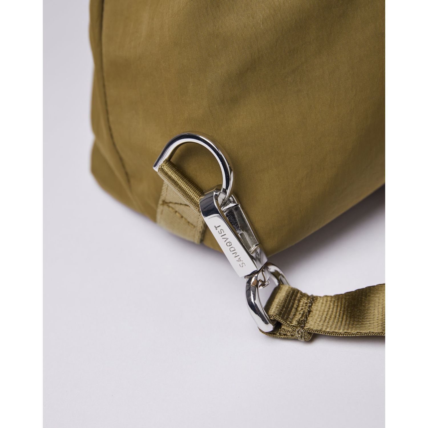 Sandqvist Alva Nylon Backpack - Military Olive Green