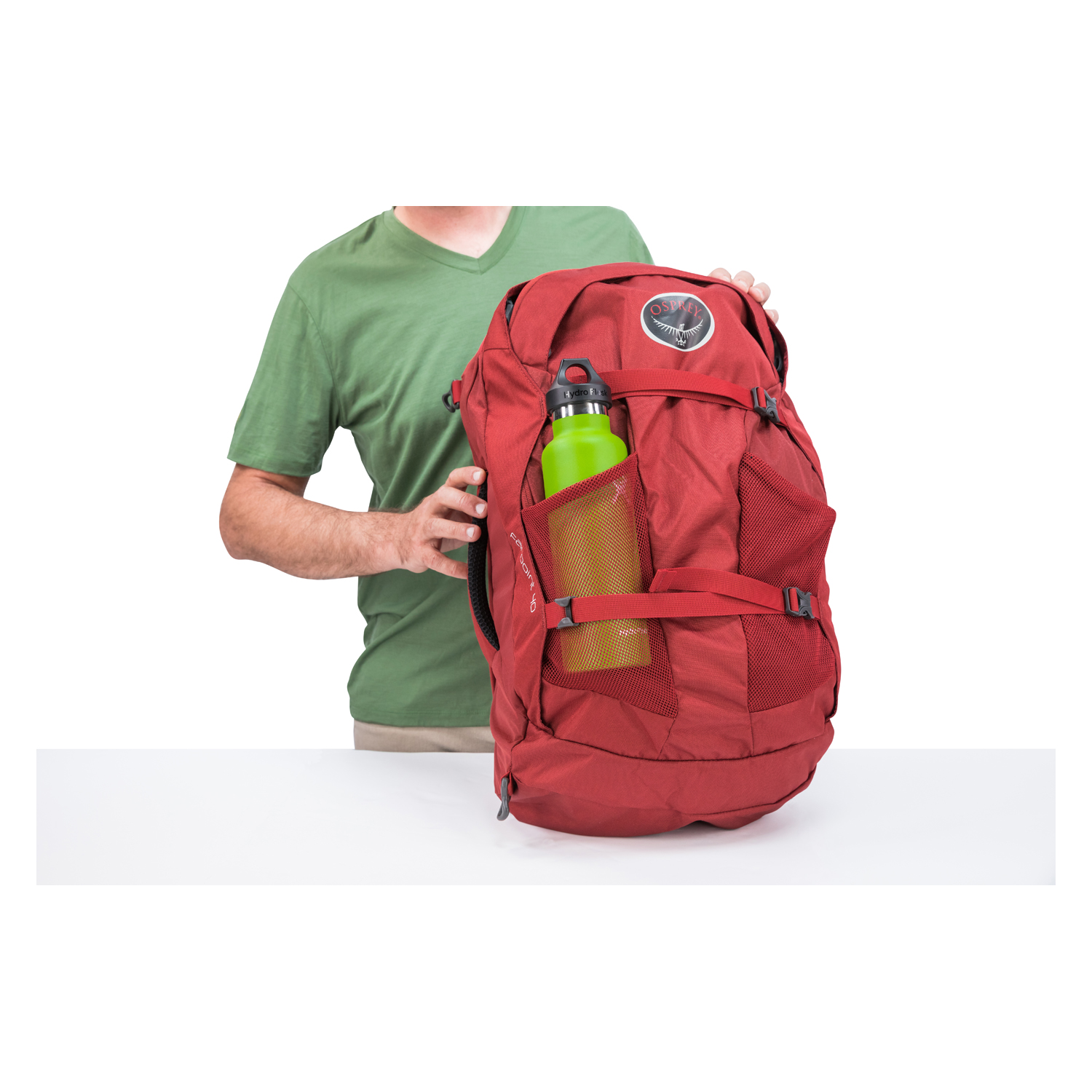 Osprey farpoint 40 red best sale