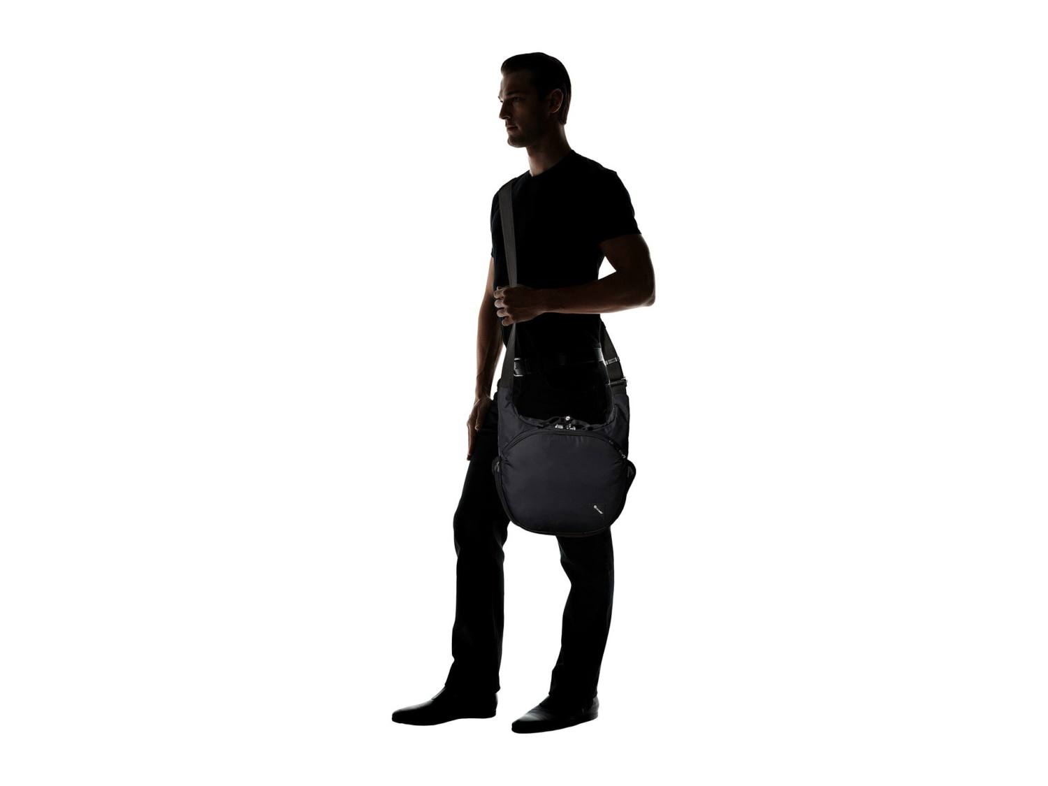 Pacsafe Vibe 350 Anti Theft Shoulder Bag Black